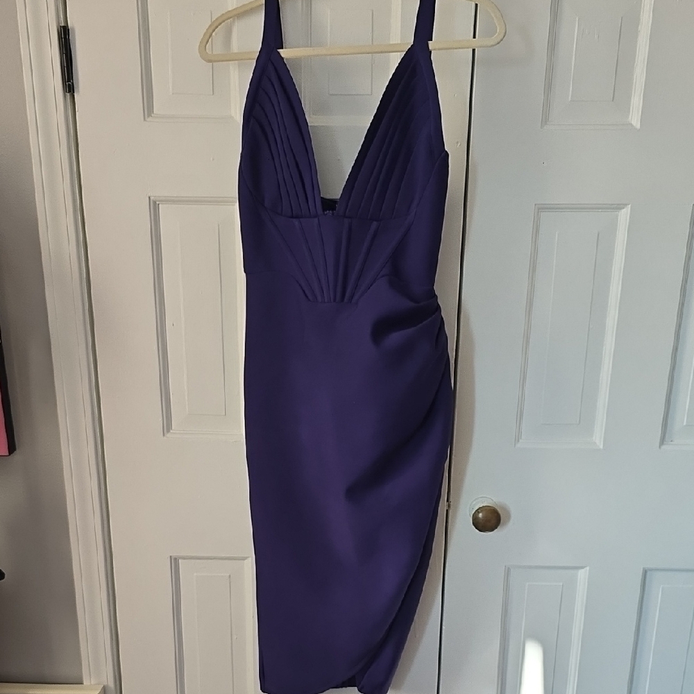 Elegant Purple Women's Dress